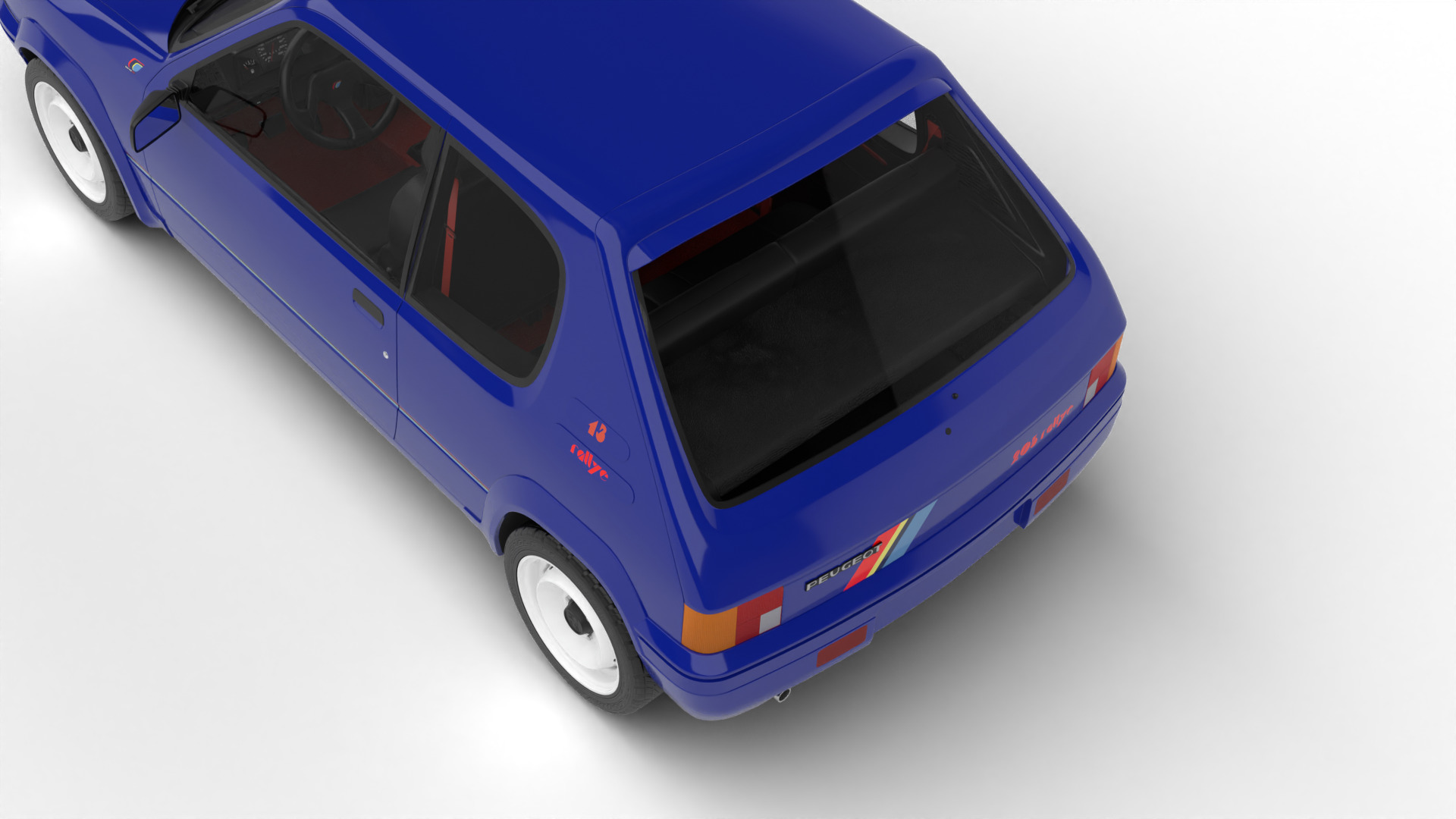 Peugeot 205 Rallye 1 3 1991 3d model 3D model_8