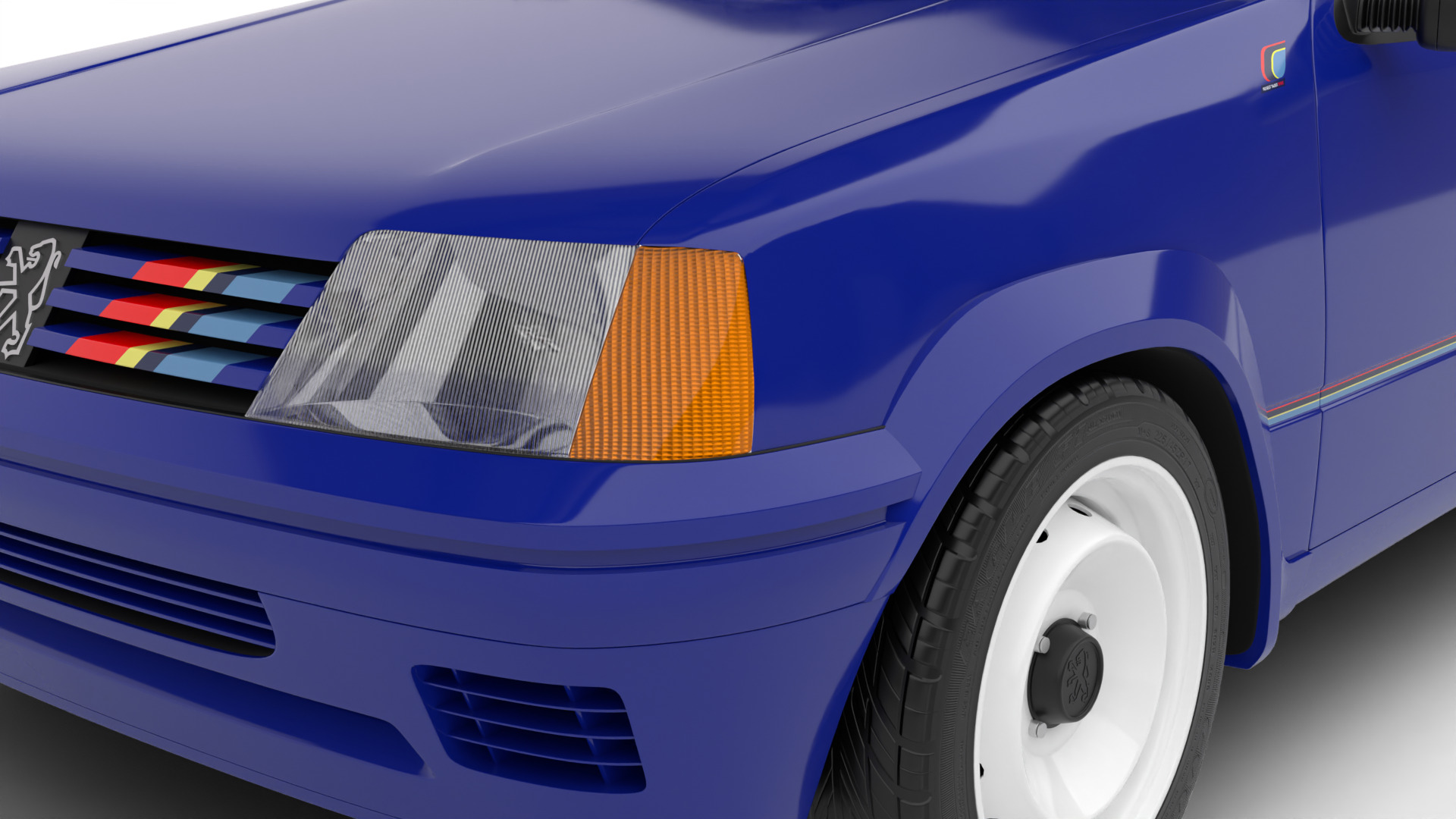 Peugeot 205 Rallye 1 3 1991 3d model 3D model_15