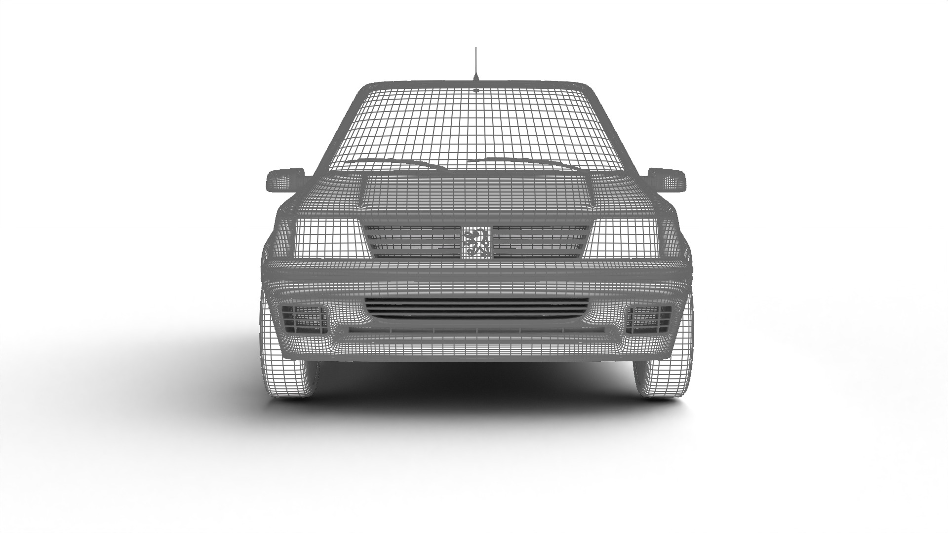 Peugeot 205 Rallye 1 3 1991 3d model 3D model_39