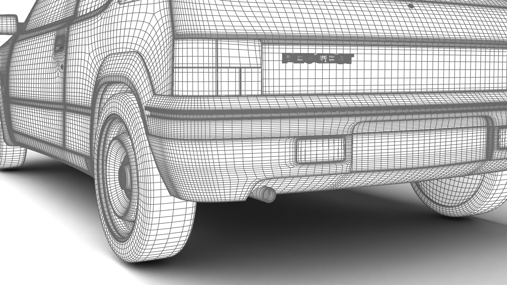 Peugeot 205 Rallye 1 3 1991 3d model 3D model_43