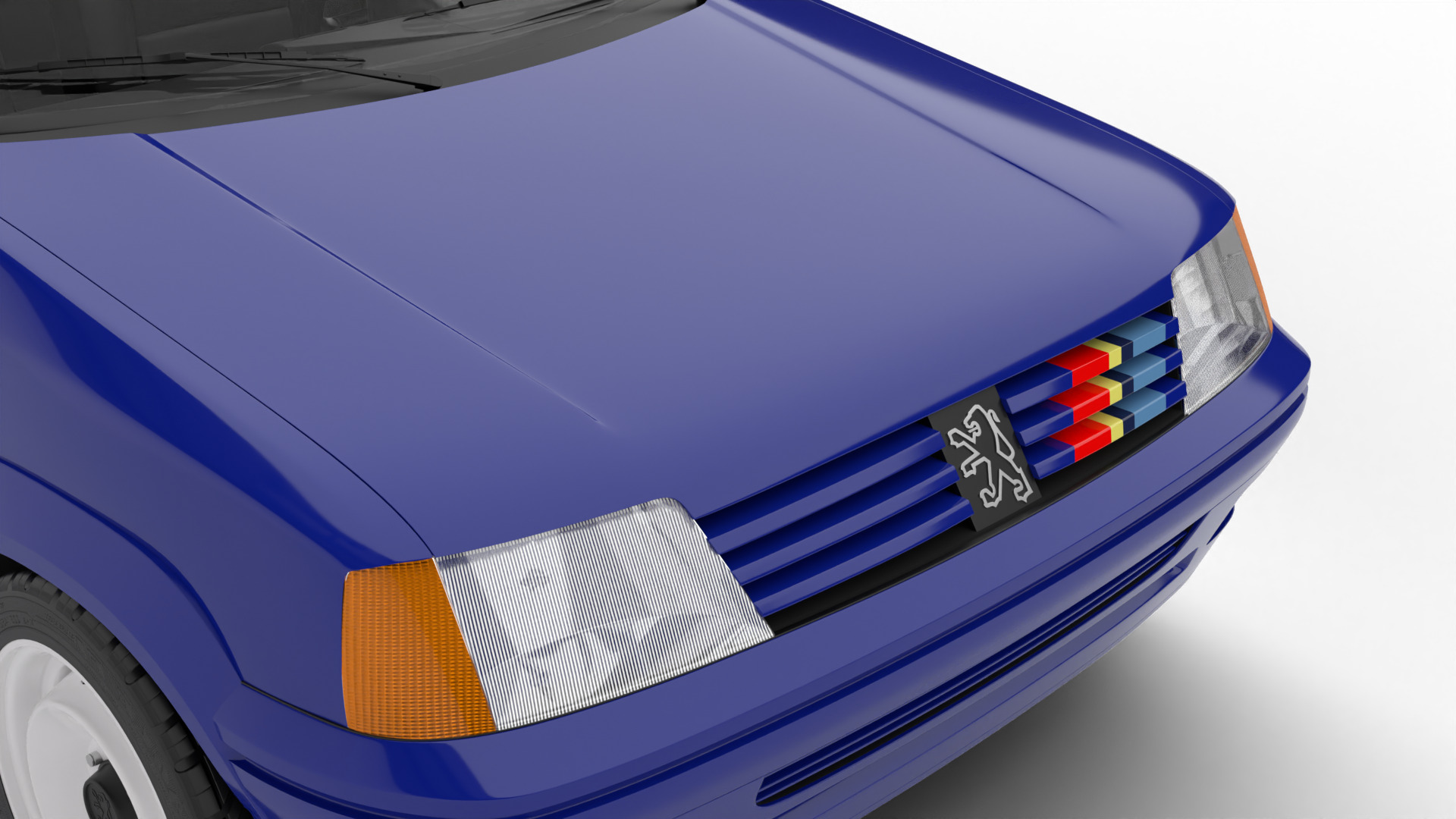 Peugeot 205 Rallye 1 3 1991 3d model 3D model_23