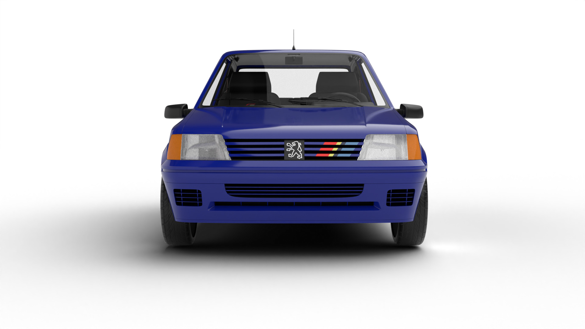 Peugeot 205 Rallye 1 3 1991 3d model 3D model_4