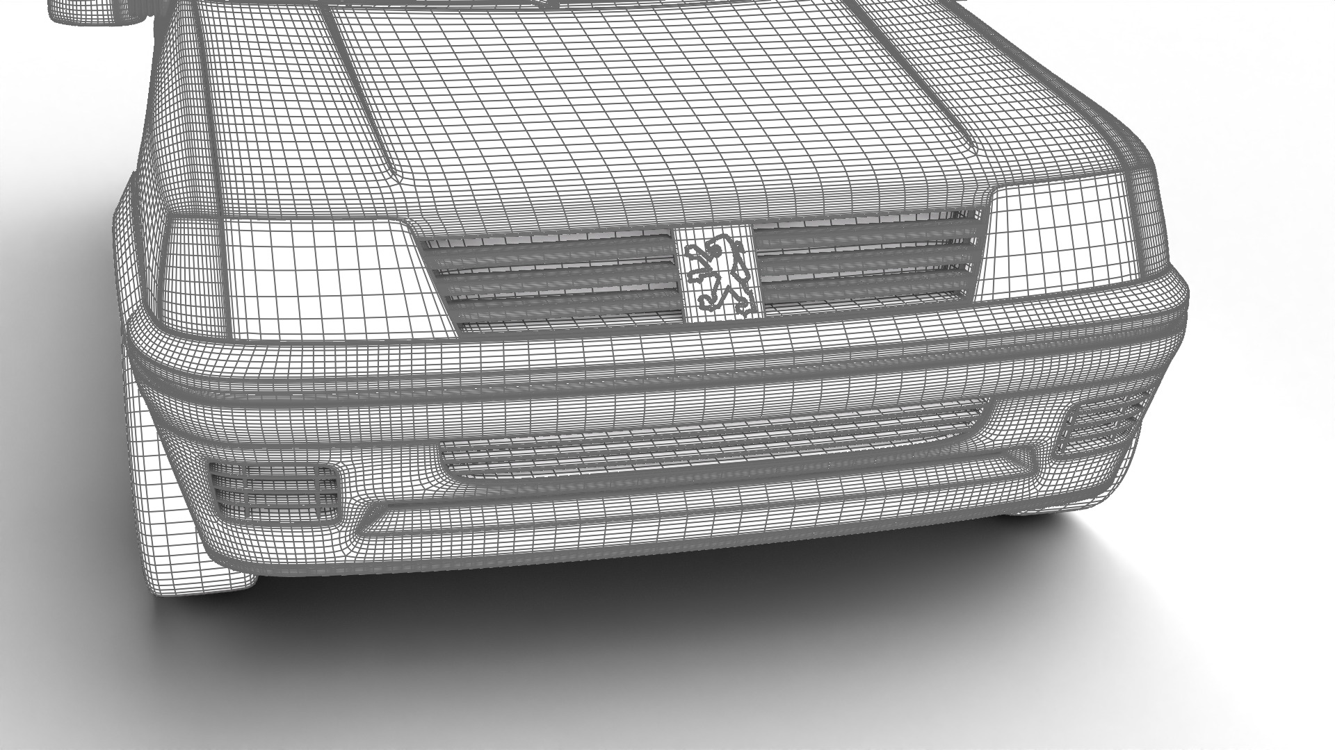 Peugeot 205 Rallye 1 3 1991 3d model 3D model_41