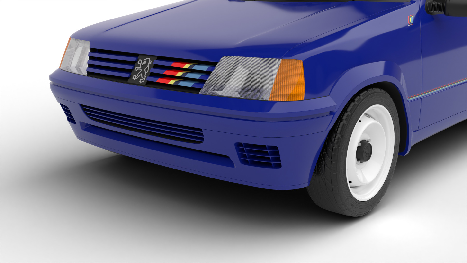 Peugeot 205 Rallye 1 3 1991 3d model 3D model_7