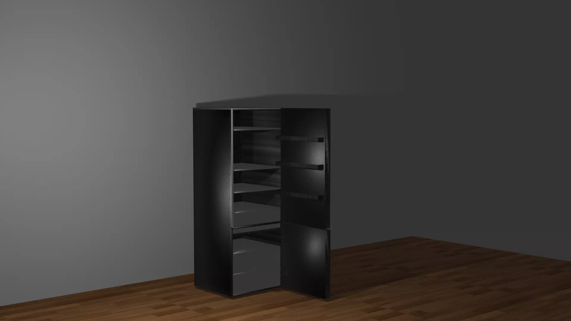 Refrigerator Freezer 3d model 3D print model_0