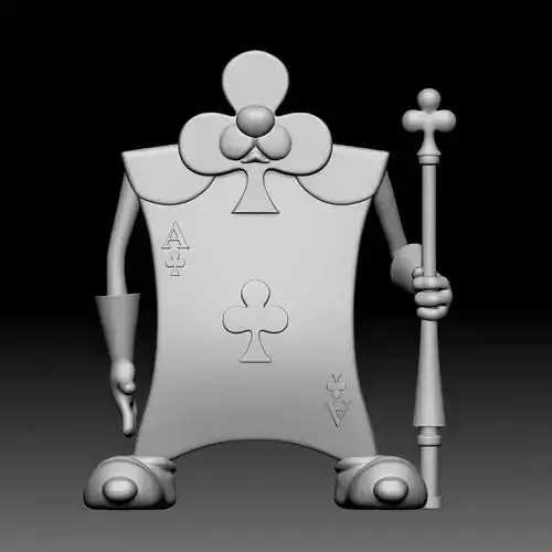 The Playing Card - Alice in Wonderland - 071