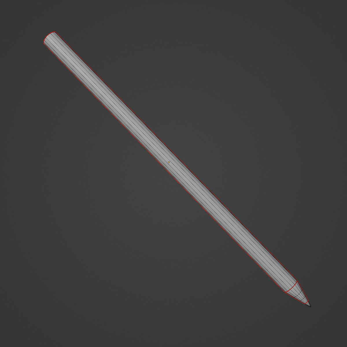 Color Pencil Free low-poly 3D model_9