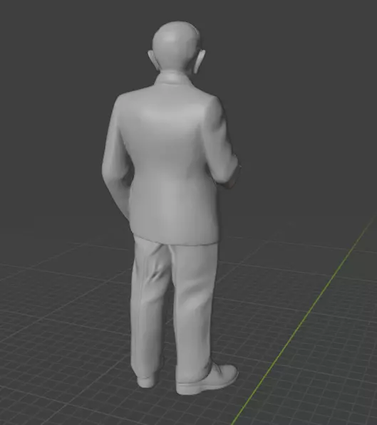 Jean-Paul Sartre 3D print model_26