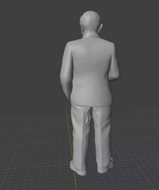 Jean-Paul Sartre 3D print model_27