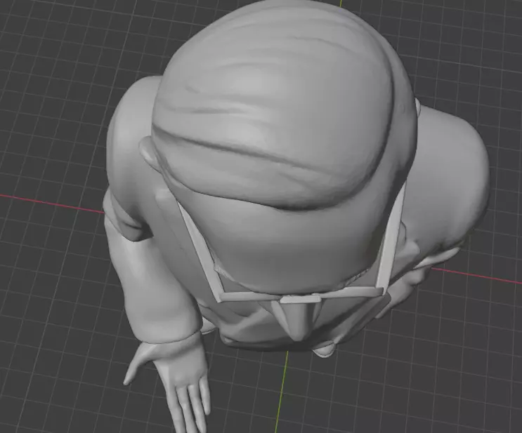 Jean-Paul Sartre 3D print model_19