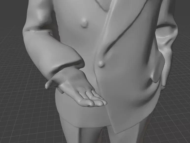 Jean-Paul Sartre 3D print model_13