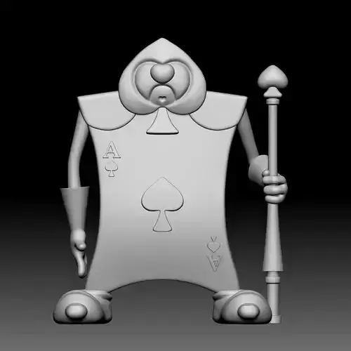 The Playing Card - Alice in Wonderland - 073