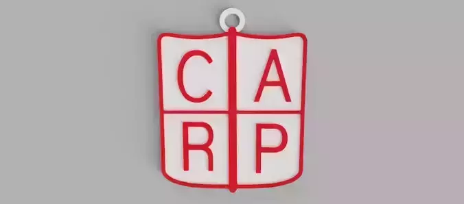 River Plate shield logo 1933 Keychain Free 3D print model