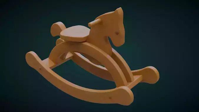 Wooden Rocking Horse