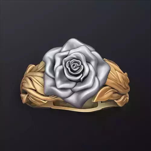 Rose Ring v2 3D print model