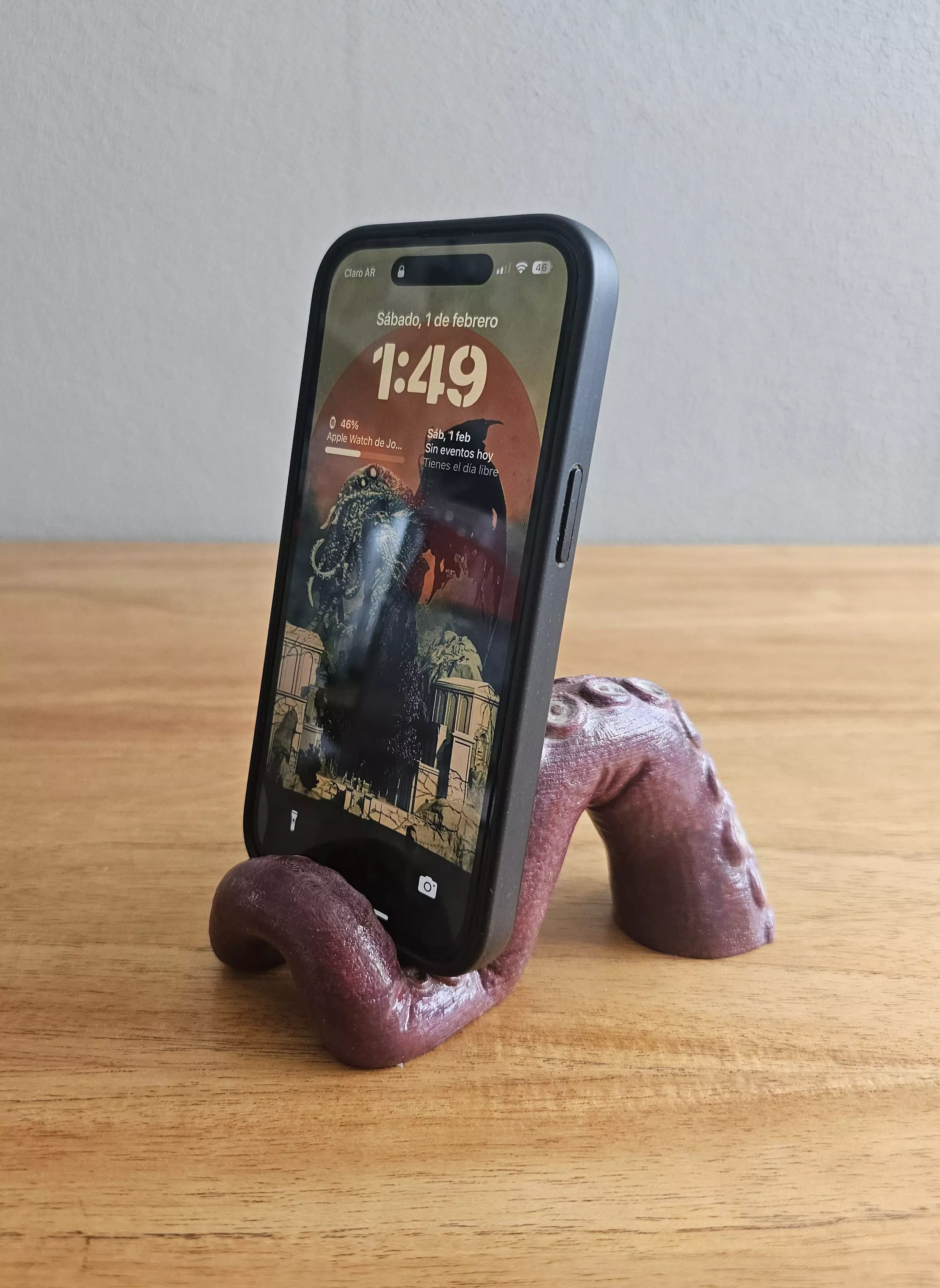 TENTACLE PHONE HOLDER Free 3D print model_0