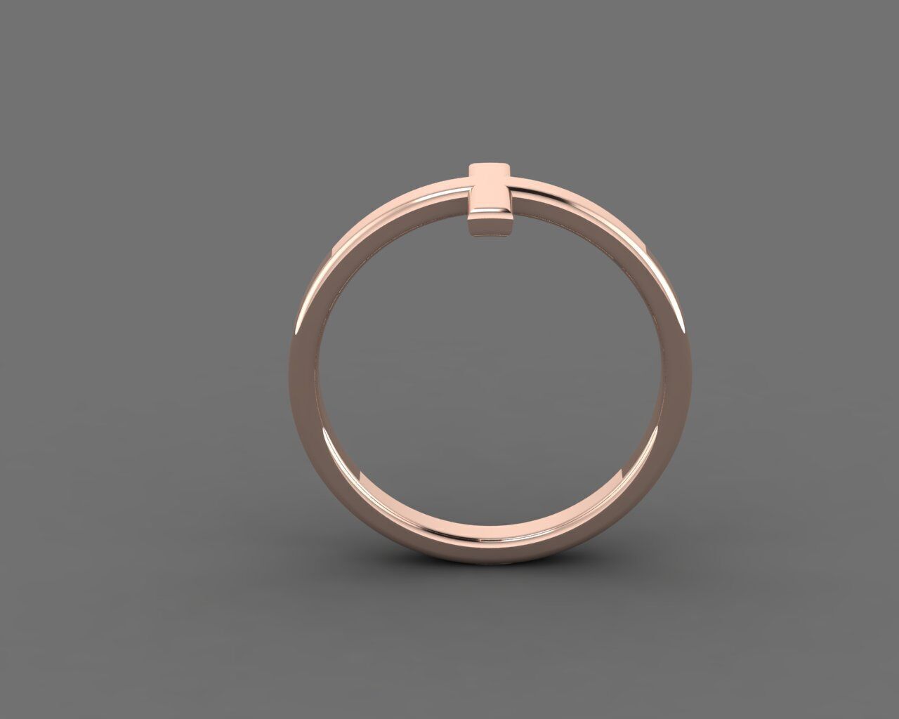 Women Ring 3D print model_11