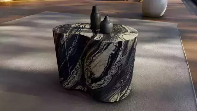 STONE SIDE TABLE