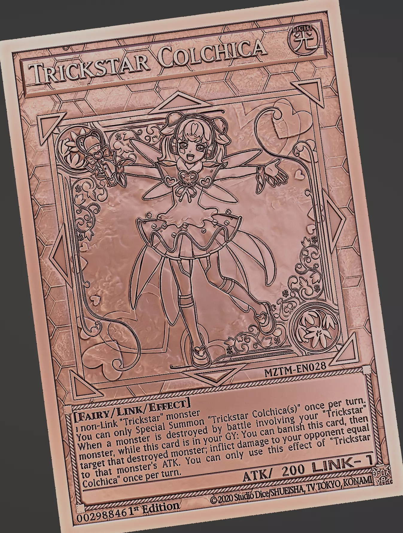 Trickstar Colchica - yu-gi-oh Free 3D print model