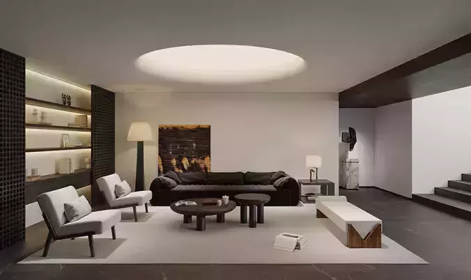 modern living room interior scenes 76