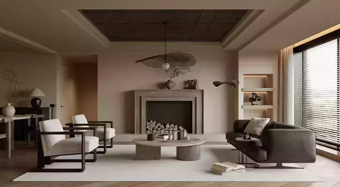 modern living room interior scenes 78