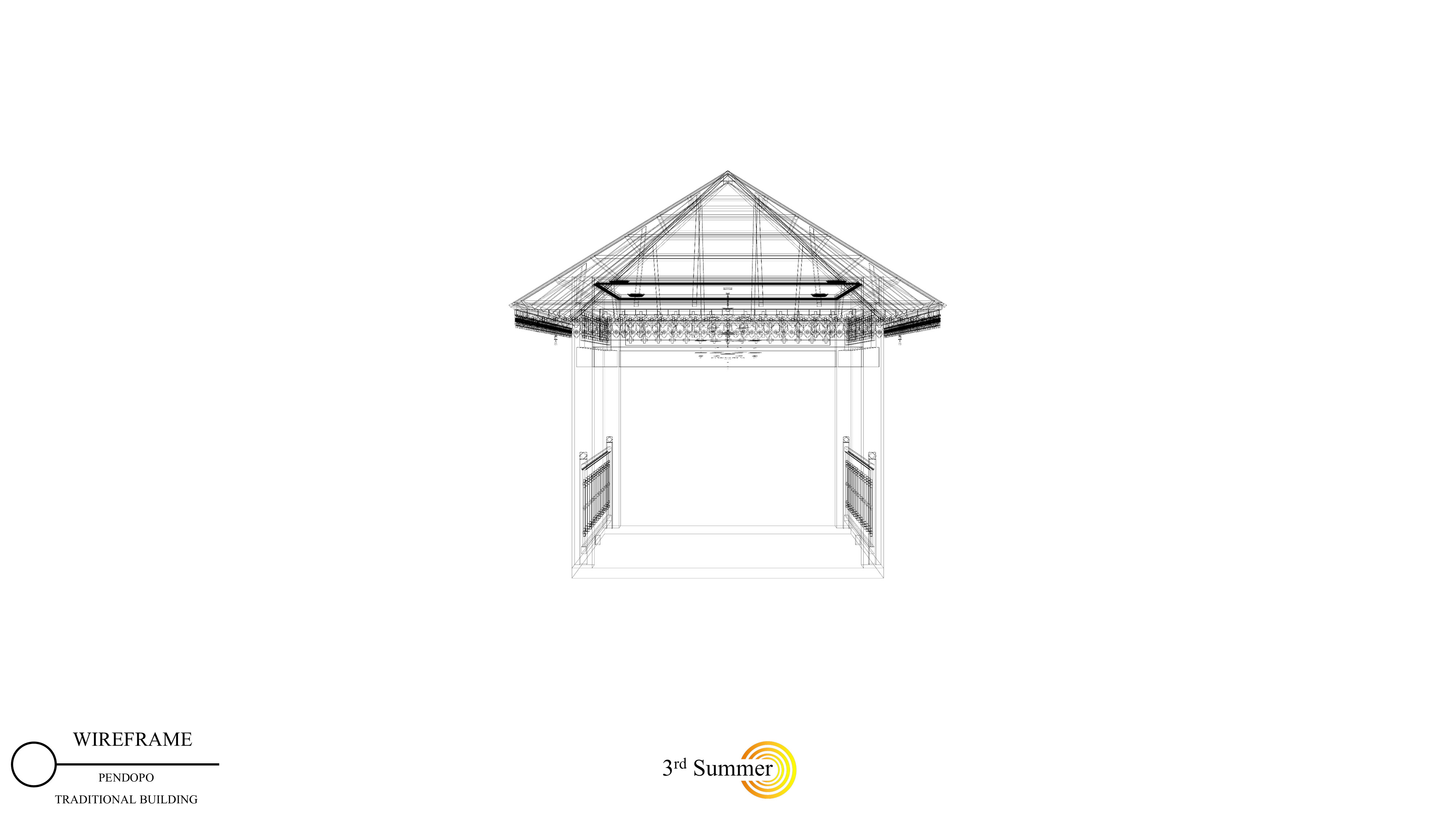 Pendopo of the Sambas Sultanate Palace 3D model_17