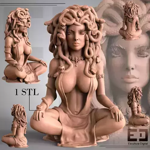 Medusa 3D print model