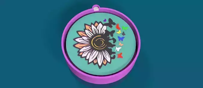 Flower  Butterfly  Freshie Mold