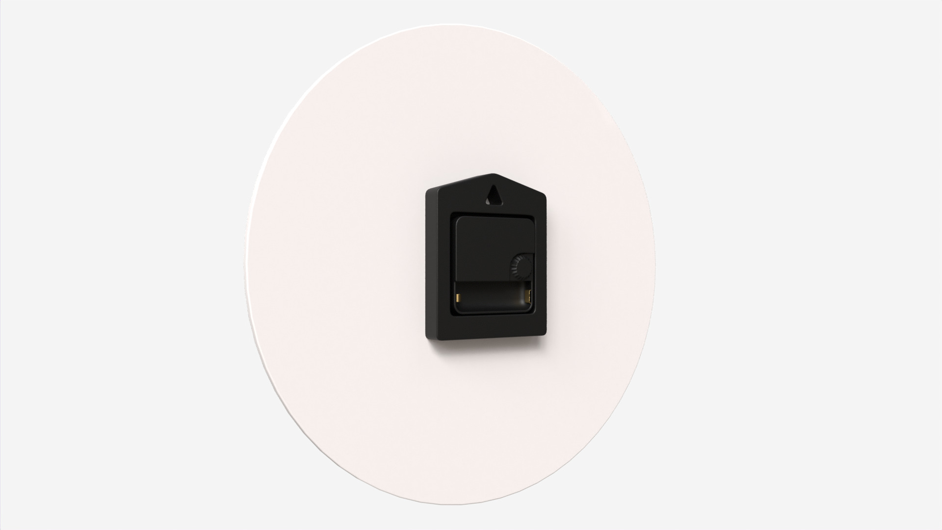 Foxtop Round Wall Clock Low-poly 3D model_5