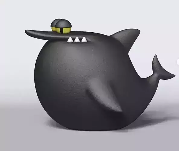 Shark Creature Figure Fan Art Toy 