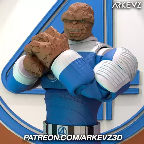 Action Figure - Ben Grimm The Thing 3D print model