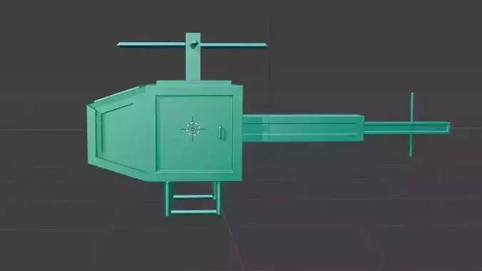 helicopter 3d-model 