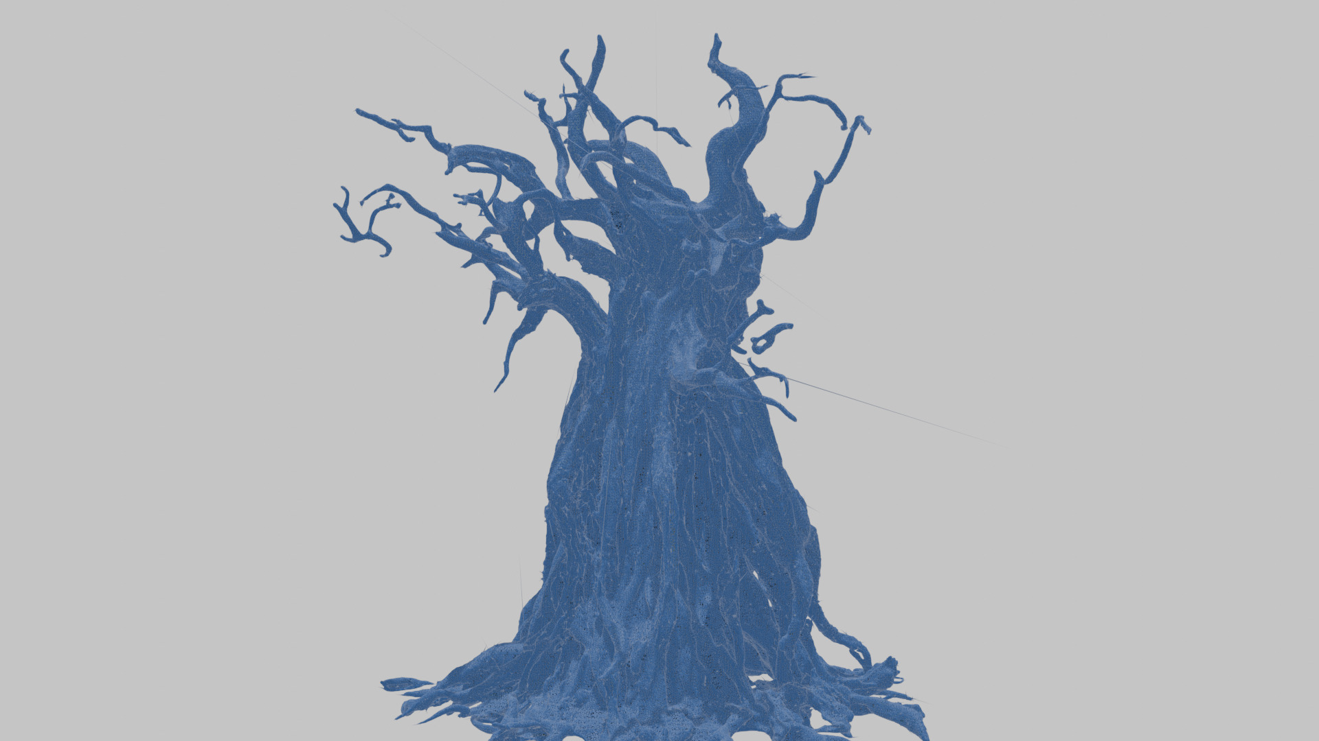 Haunted Tree with Skull 3D Model Low-poly 3D model_12