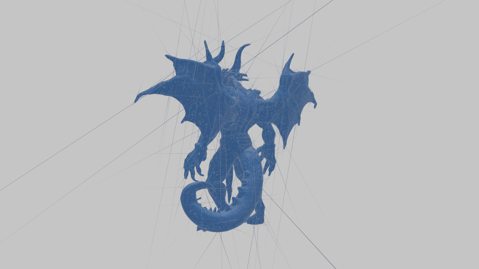 Red Dragon Wyvern 3D Model Low-poly 3D model_14
