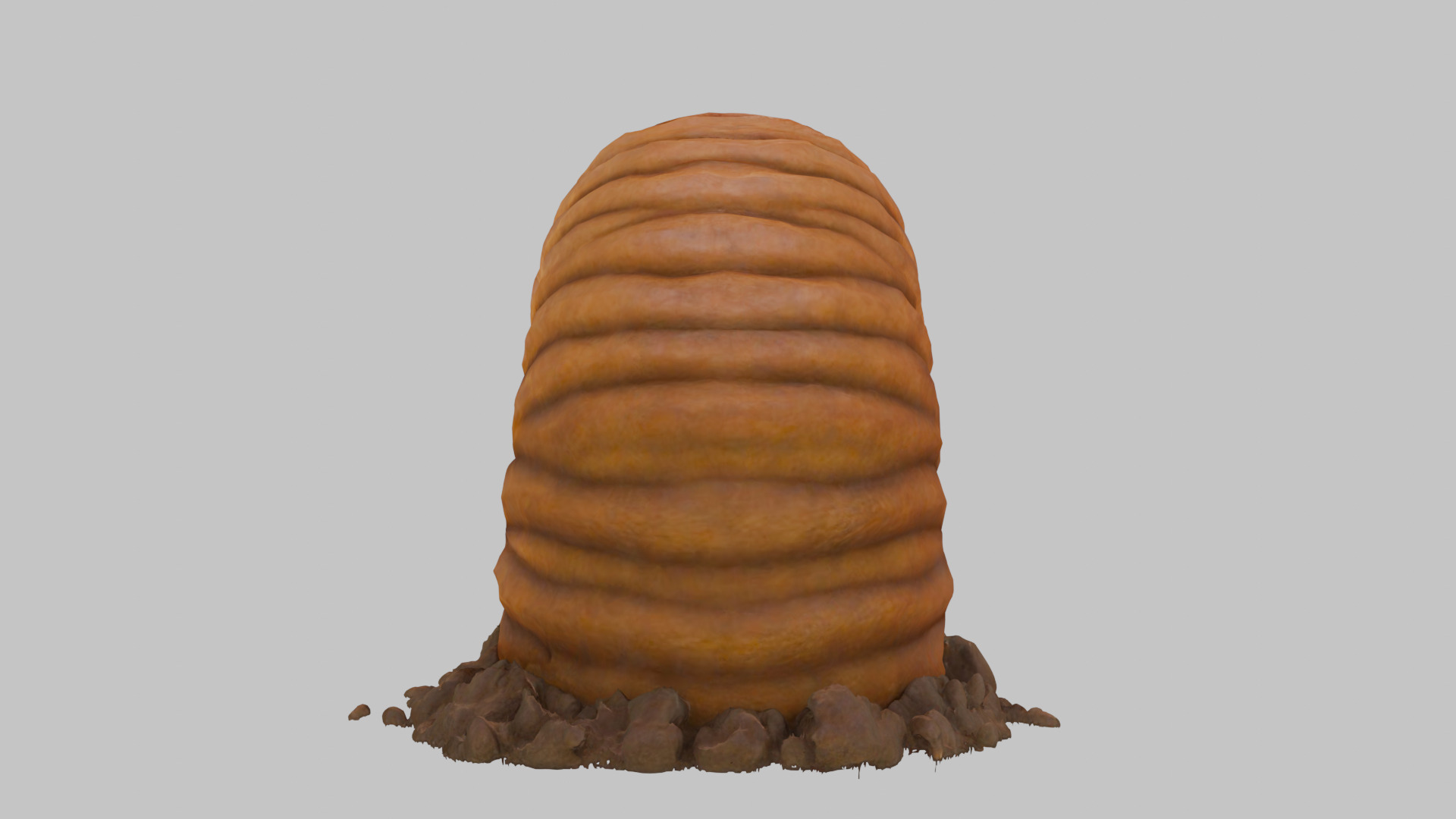 Tibia Hotworm Monster 3D Model Low-poly 3D model_4