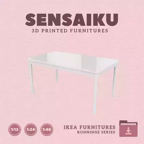 RONNINGE Table 61 In In for Mini Dollhouse - IKEA - 3D Print