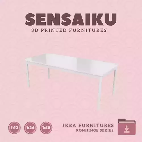RONNINGE Table 82 In In for Mini Dollhouse - IKEA - 3D Print