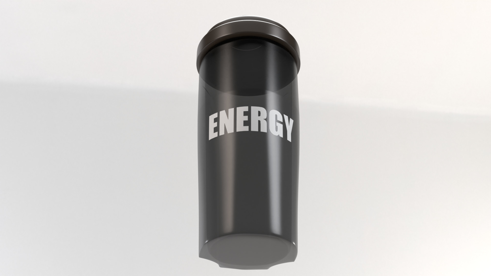 Protein Shake Bottle 3D model_2