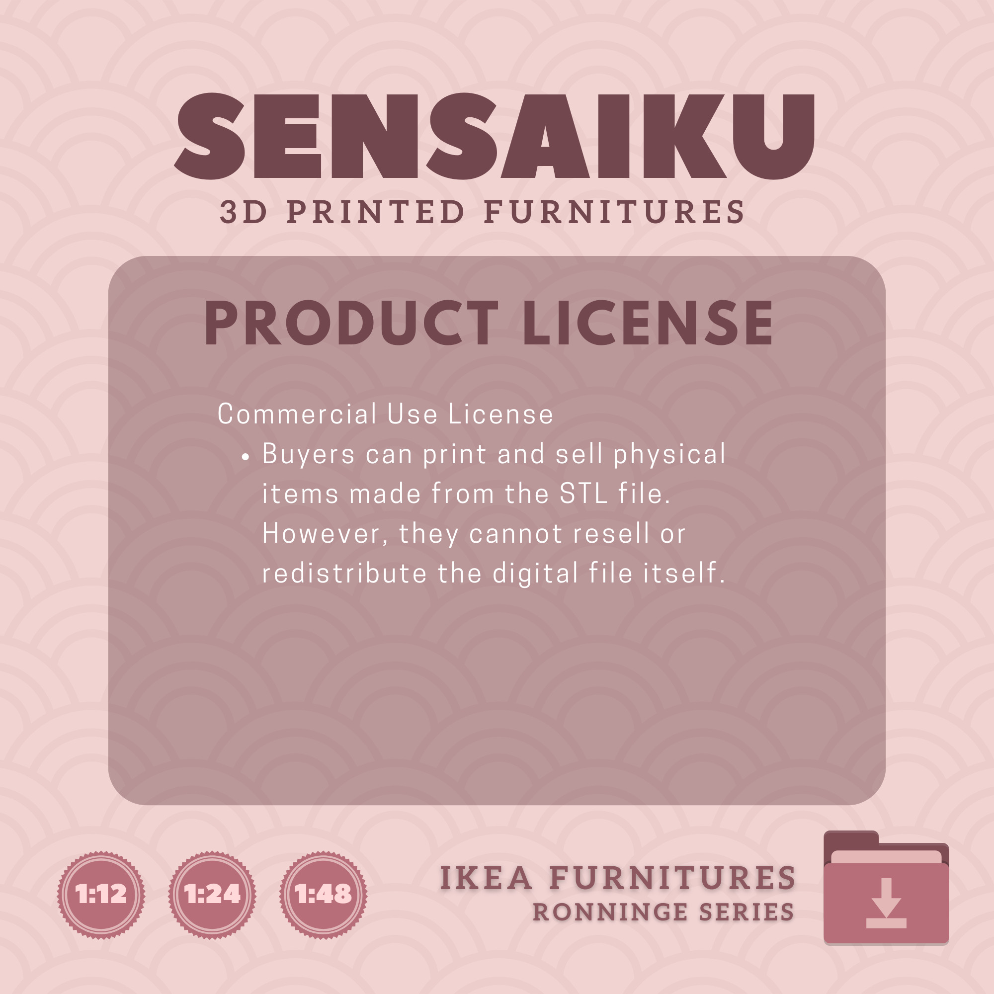 RONNINGE Table Bench and Cart for Dollhouse - IKEA - 3D Print 3D print model_5