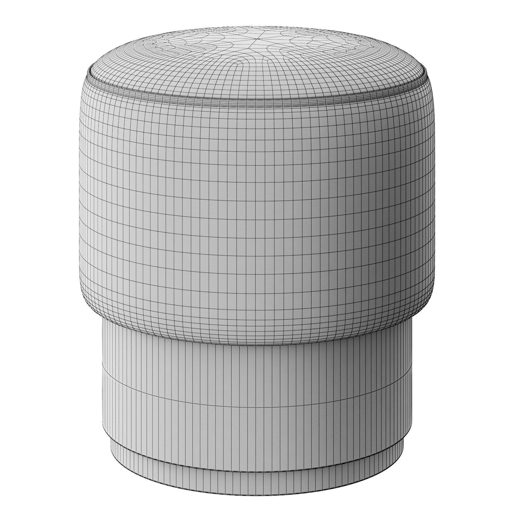  Fontana Pouf By Conte Casa 3D model_3