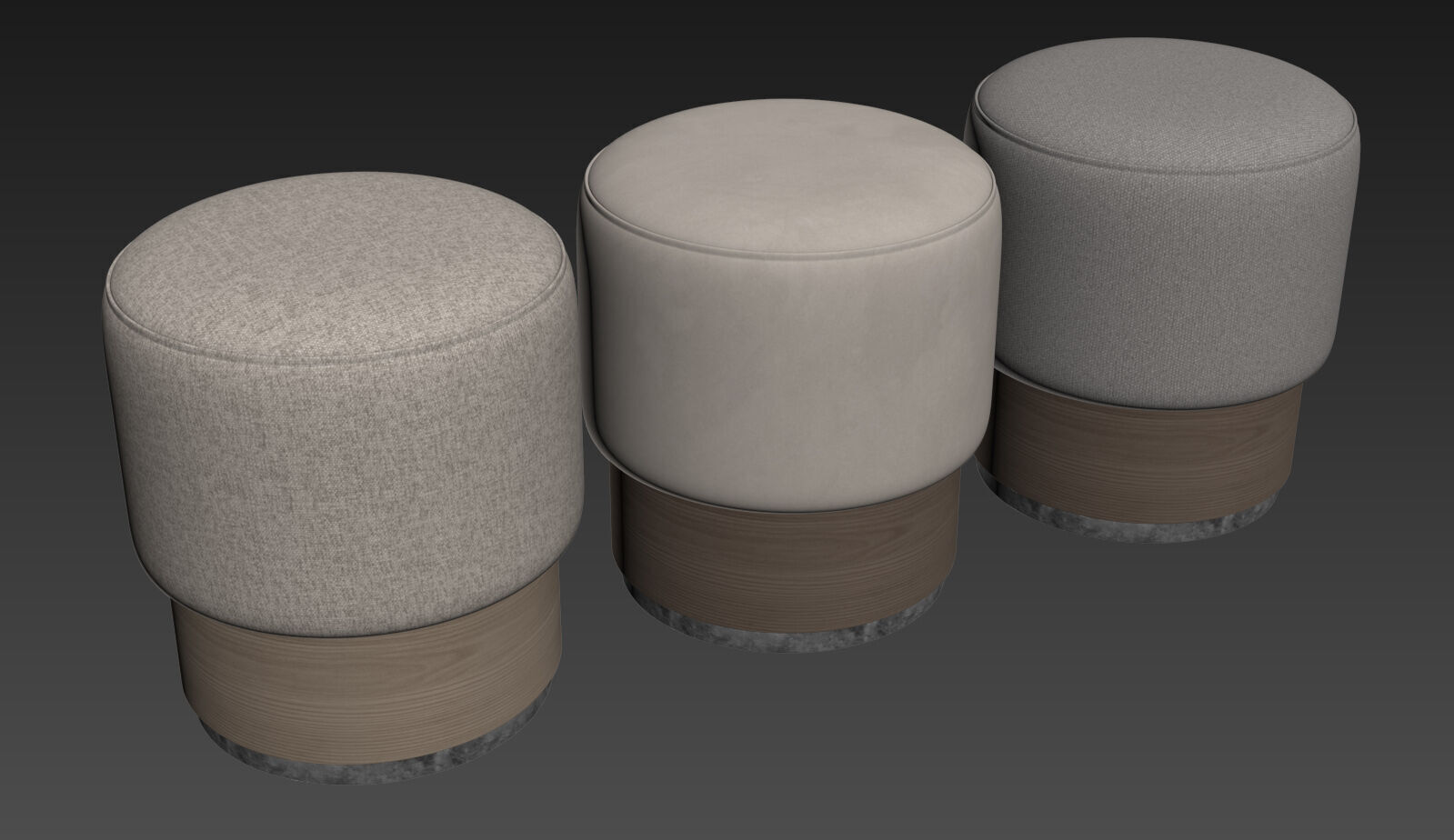  Fontana Pouf By Conte Casa 3D model_5