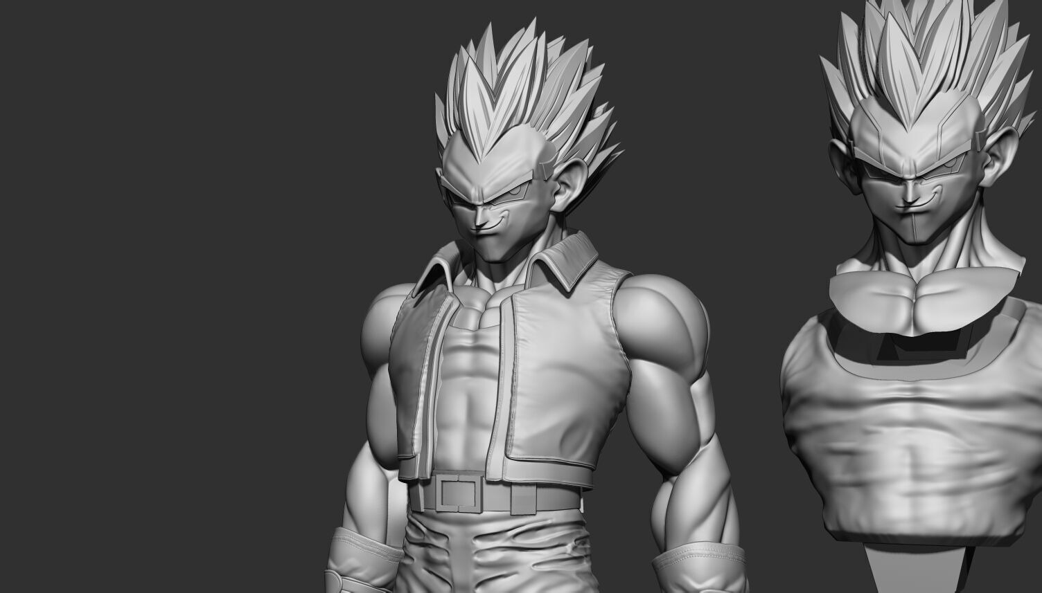 vegeta From GT version 3D print model_1