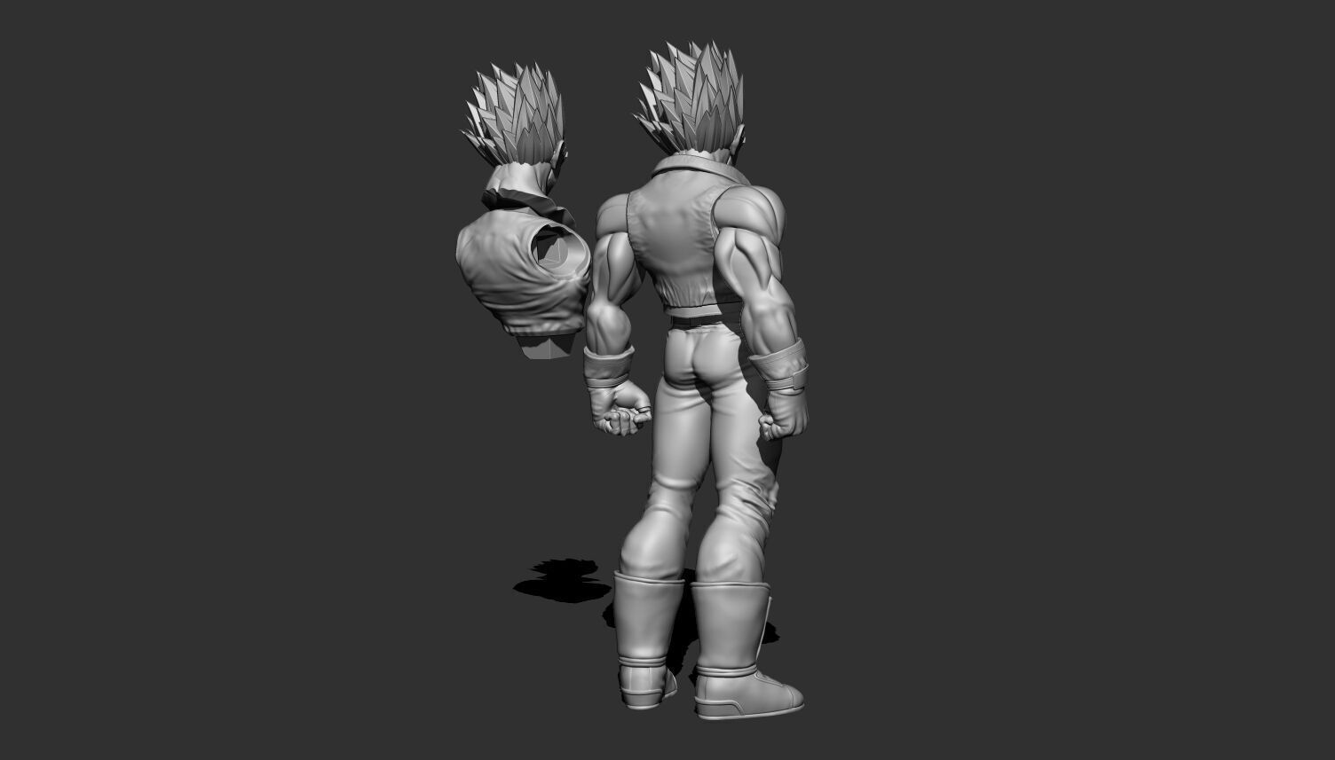 vegeta From GT version 3D print model_3