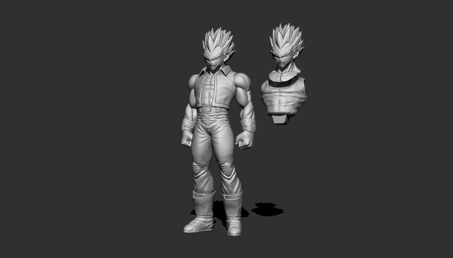 vegeta From GT version 3D print model_0
