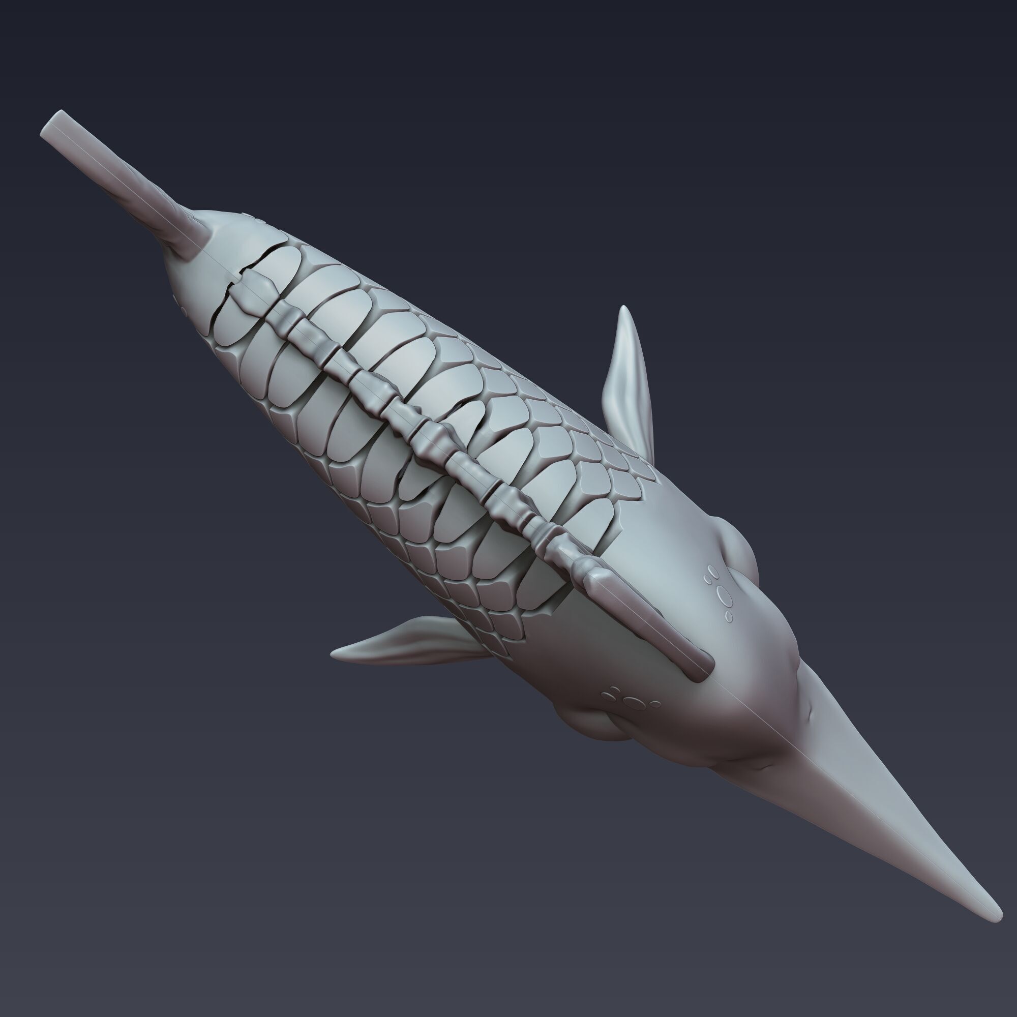 The Marlin Articulated 3D print model_3