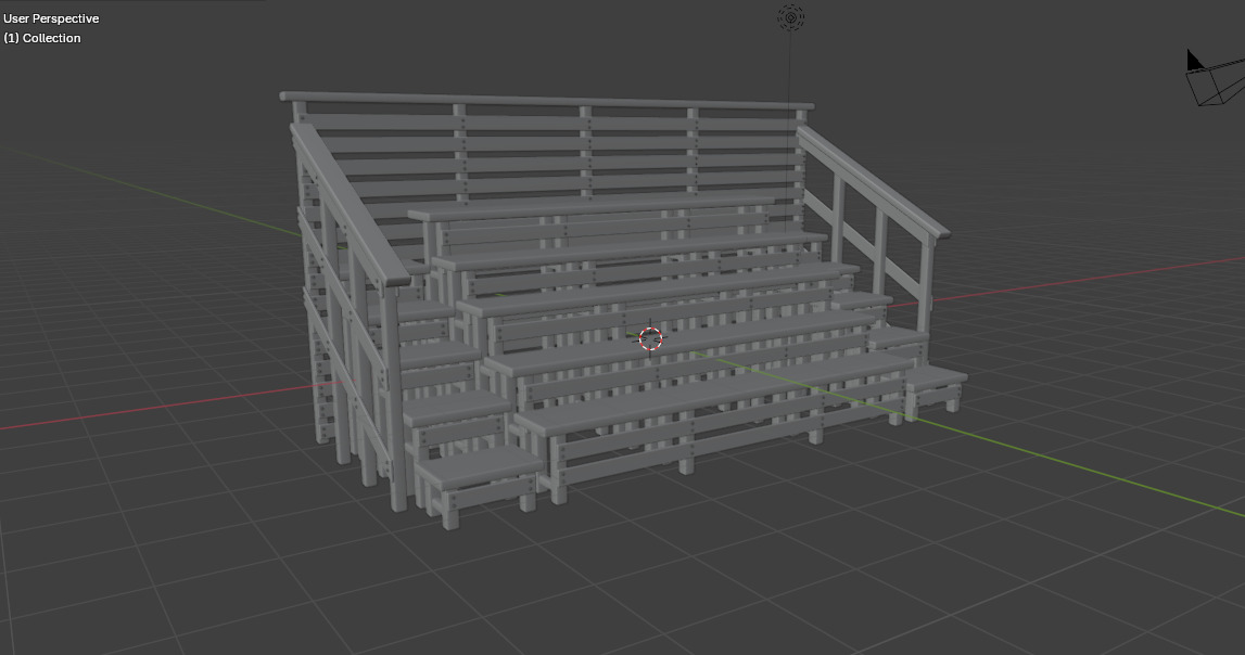 Native Wooden 3D model_13