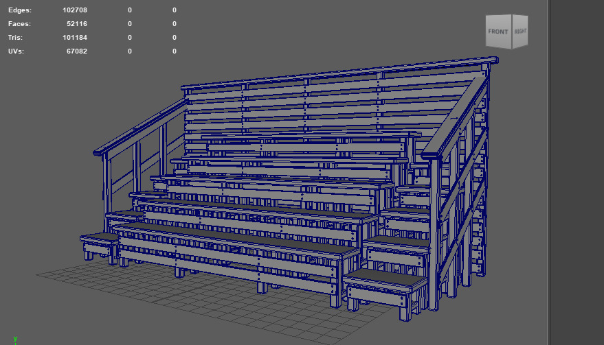 Native Wooden 3D model_15