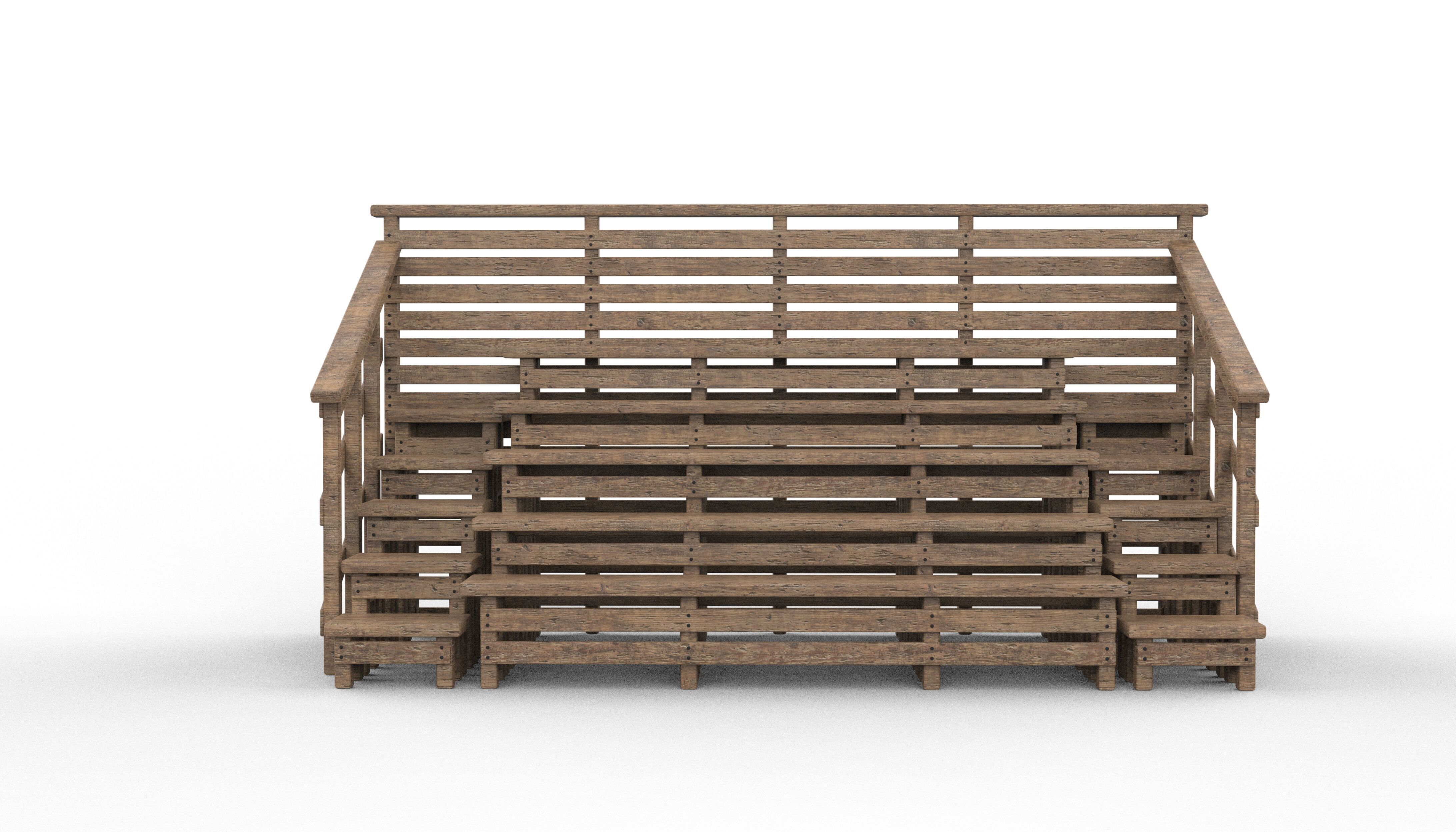 Native Wooden 3D model_11