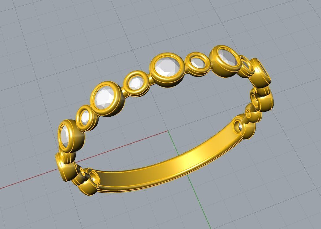 Minimal Ring 3D print model_2
