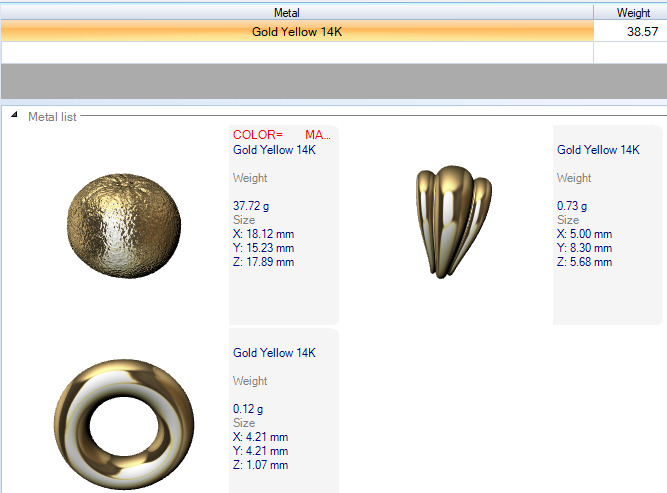 Orange pendant  3D print model_20